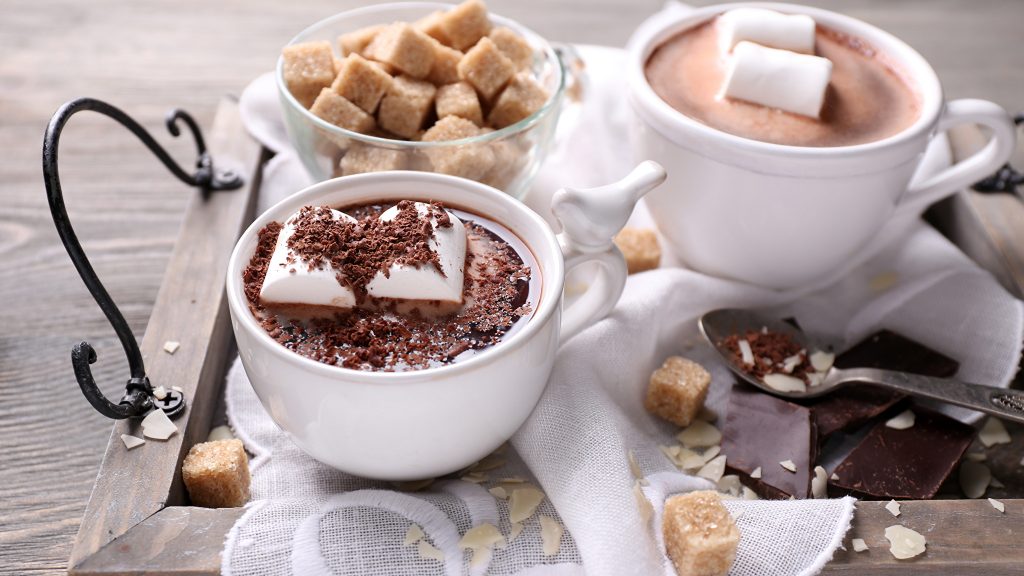 Hot chocolate tạo nên hương vị ngọt ngào